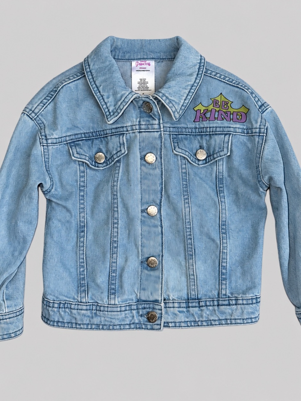 Disney Princess Be Kind Denim Jacket Girls 4T